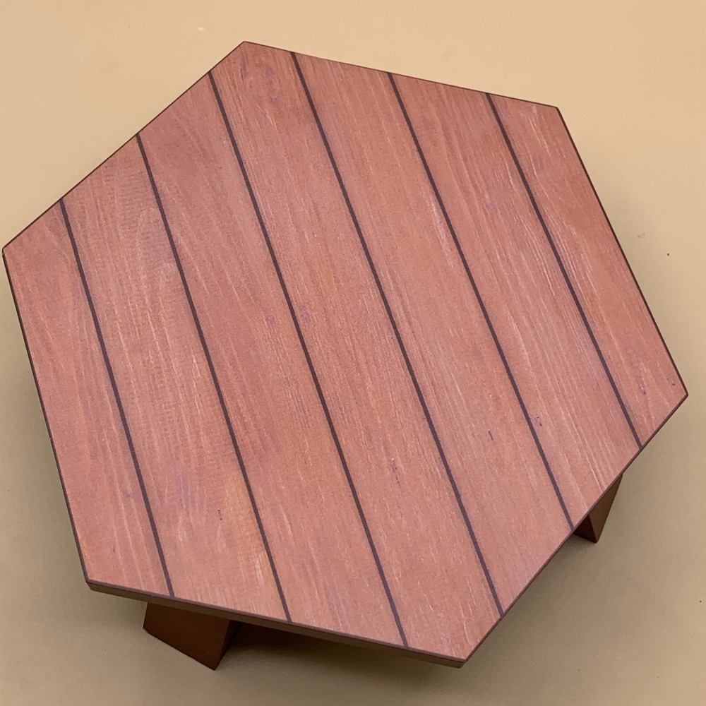 2021 American Girl Kira Bailey Wood Picnic Coffee Table 8.25" - Picture 4 of 7